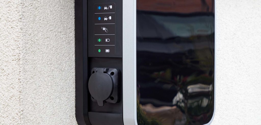 The Best Way to Charge an Electric Car at Home - 4 Star Electric EV charger installed in home.